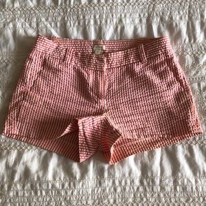 JCrew Seersucker Shorts